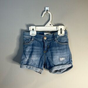 Denim shorts- distressed- 3t- old navy